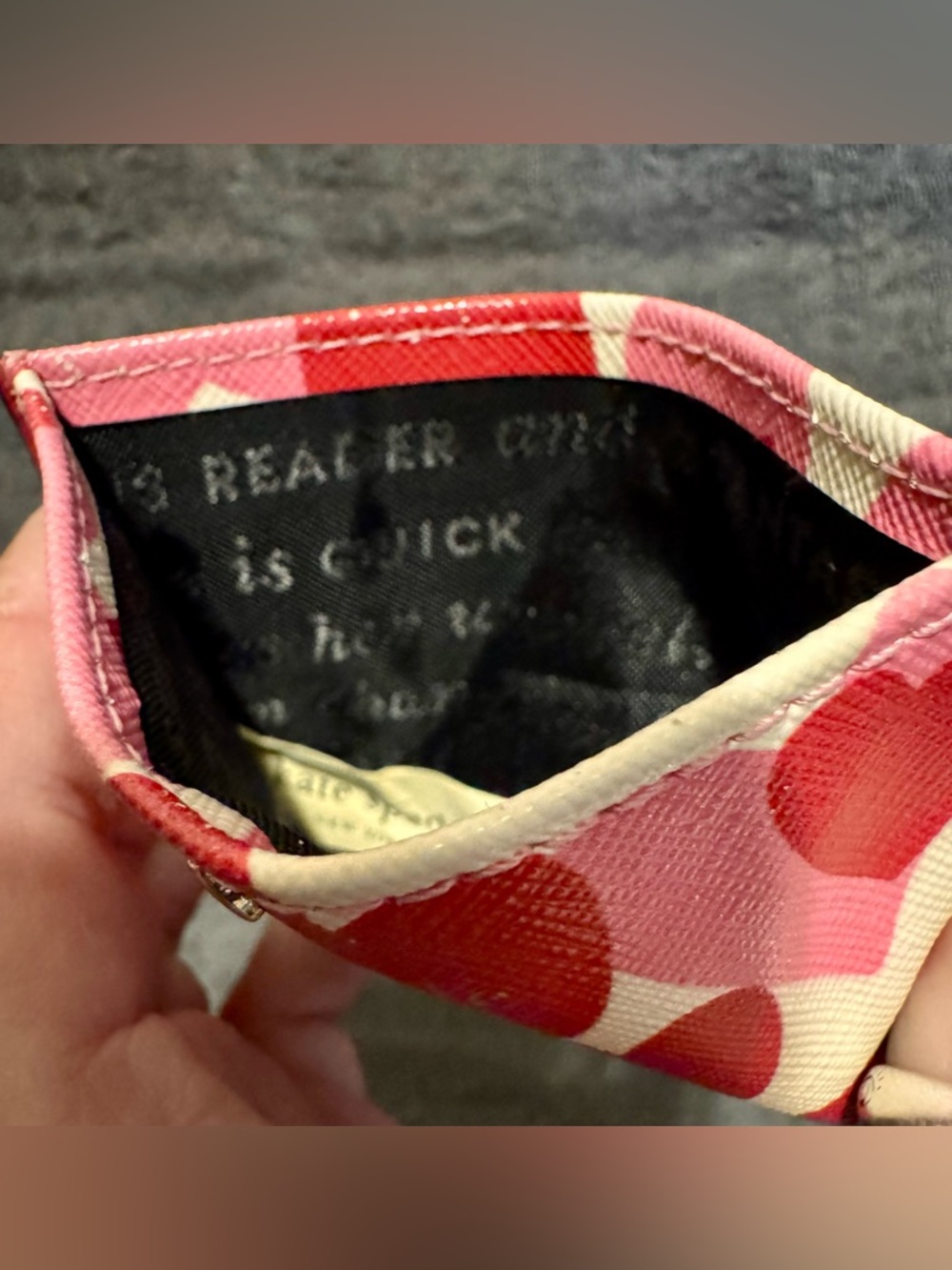 Kate Spade Staci Flutter Hearts Satchel (Black Multi) - w/ Storyline Card Holder - Picture 15 of 15
